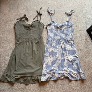 Planet Gold Blue and Green summer dresses